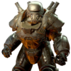 Skin d'armure assistée Liberty Prime dans la Boutique atomique