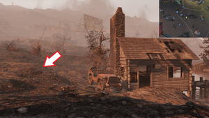 Fo76 Carte au trésor de la Cendrière n°2 emplacement.png