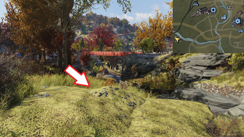 Fichier:Fo76 Carte au trésor de la Forêt n°8 emplacement.png