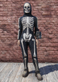 Costume de squelette pour Halloween avec le masque