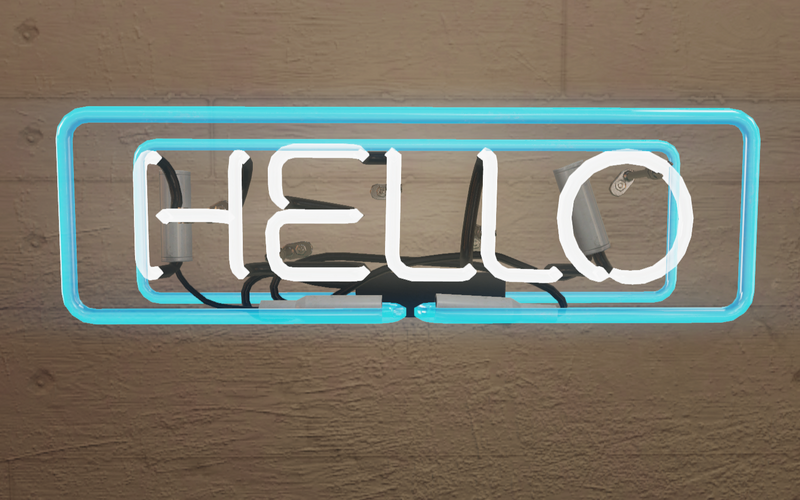 Fichier:Fo76 Enseigne néon Salut.png