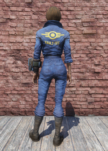 Fichier:Fo76 FO76 Combinaison Vault-Tec de dos.png