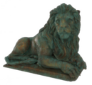 Statue de lion droite
