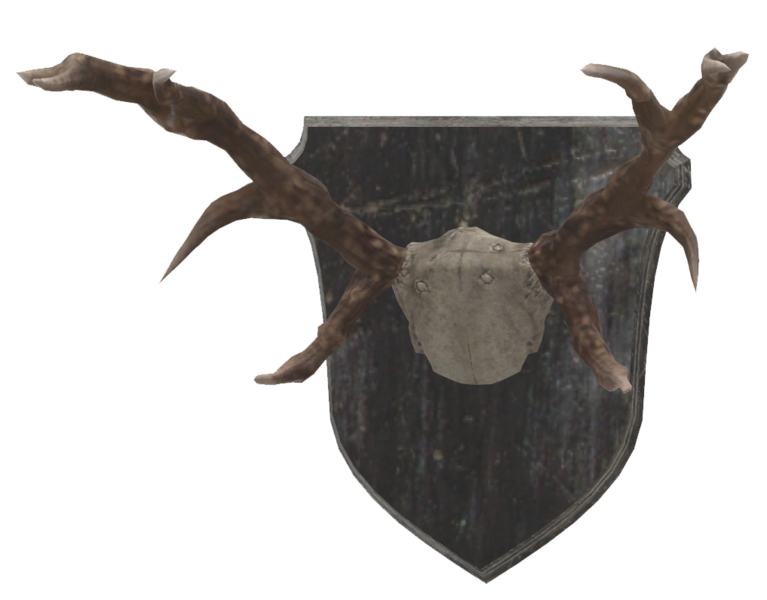 Fichier:Mounted deer antler 1.png