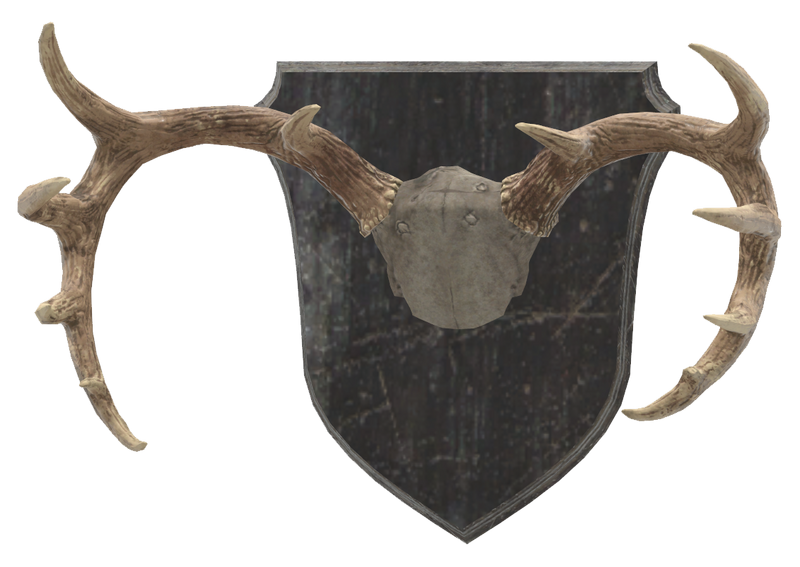 Fichier:Mounted deer antler 2.png