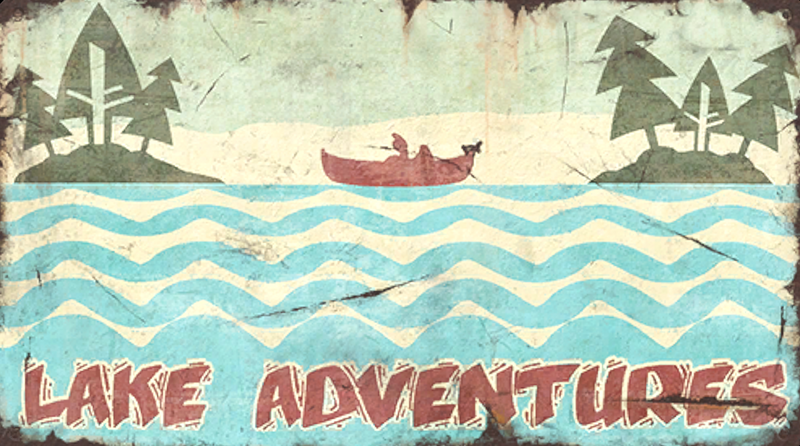 Fichier:Pioneer Lake Adventures Sign.png