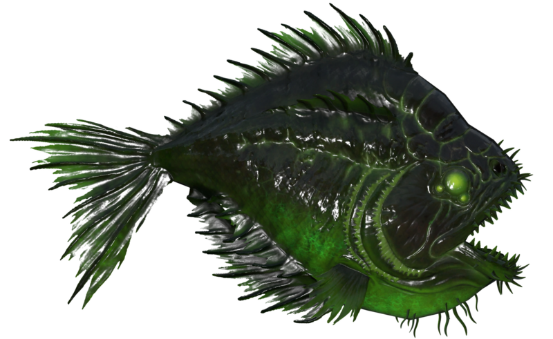 Fichier:Poisson Piranha de Kanawha luminescent.png