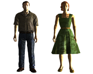 Tenue de randonneur d'avant-guerre sale (Fallout 3).png